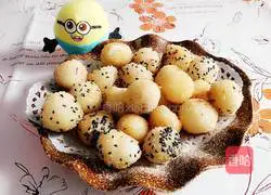 Illustration of how to make crispy glutinous rice balls 6