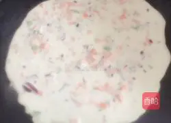 Illustration of how to make seasonal vegetable egg pancakes 5