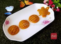 Illustration of how to make pumpkin cakes with little turtle shells 11