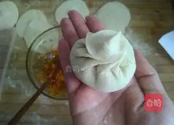 Illustration of how to make shredded radish buns 10