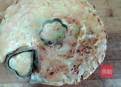 Potato, carrot and ham cake recipe 9