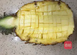 New way to eat pineapple~Pineapple Shrimp Colorful Rice Illustration of how to do it 2