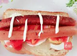 Illustration of how to make a homemade sandwich 4