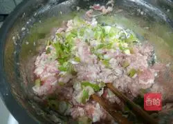 Illustration of how to make cabbage and pork dumplings 3