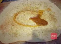 Onion oil Illustration of how to make five-spice sesame cakes 4