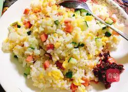 Golden Egg Fried Rice Recipe Illustration 5