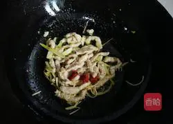 Illustration of making fried beans and noodles 7