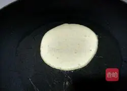 Illustration of how to make milk, egg and corn pancakes 8