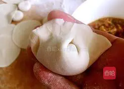 Illustration of how to make dumplings stuffed with pork and green pepper 15