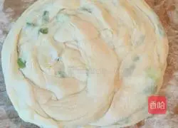 Illustration of how to make green onion pancakes 9
