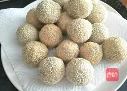 Fried sesame dumplings Practice illustration 17