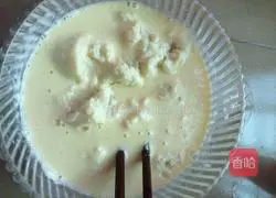 Illustration of how to make chives, bean dregs and egg pancakes 3