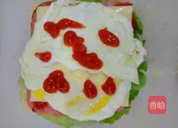 Cheese Illustration of how to make ham sandwich 7