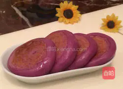 Illustration of how to make Purple Sweet Potato, Glutinous Rice and Coconut Cake 14