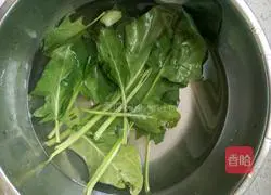 Illustration of how to make spinach steamed buns 2