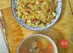 Golden Egg Fried Rice Recipe Illustration 9