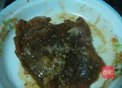 Egg cake and meat filling Illustration of how to make purple sweet potato stuffed rice 1