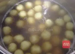 Illustration of how to make sweet potato glutinous rice balls 9