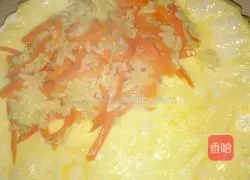 Illustration of two-color fried rice 3