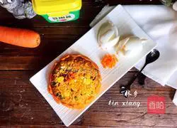 small Illustration of how to make fried rice with white rabbit sauce 25