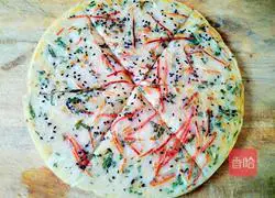 Illustration of how to make three-vegetable pancakes 7