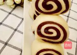 Illustration of how to cut steamed buns with two-color knife 7