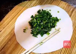 Illustration of how to make egg and green onion cake 2