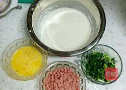 Illustration of how to make pan-fried radish pancake 4