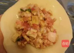 Illustration of how to make dried tofu dumplings 5