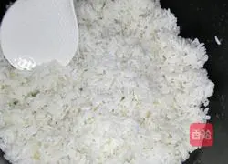 Illustration of how to make random fried rice 3