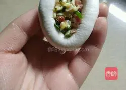 Illustration of how to make whistle glutinous rice balls 10