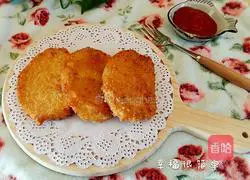 Illustration of how to make golden steamed bun slices 8