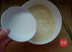 Milk-flavored corn cake recipe 3