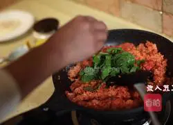 Korean spicy cabbage fried rice Practice illustration 17