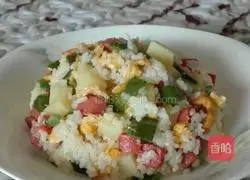 Assorted Egg Fried Rice Recipe Illustration 11