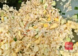 Corn Bacon Fried Rice Recipe Illustration 4