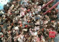 Illustration of how to make pickled cabbage and meat buns 2