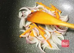 Illustration of Korean spicy sauce fried noodles 7