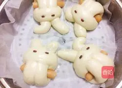 Illustration of how to make cute rabbit steamed buns 13