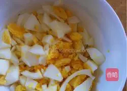 Illustration of how to make colorful fried rice 3