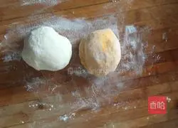 Illustration of how to make pumpkin steamed buns 7