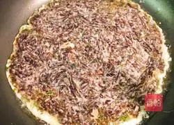 Illustration of how to make seaweed egg pancake 6