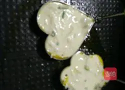 Illustration of how to make shredded white radish cake 4