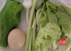 Illustration of how to make fried noodles 1