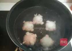 Illustration of how to make pig glutinous rice balls 8