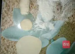 Illustration of how to make wild vegetable dumplings 5