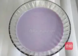 Illustration of how to make purple potato milk pancakes 8