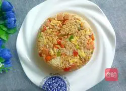 Illustration of how to make egg fried rice 10