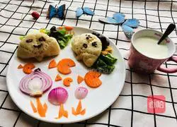 Illustration of how to make cloud cakes 1