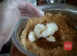 Illustration of how to make assorted glutinous rice balls stuffing 8